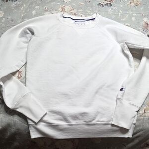 Champion Women's White Crewneck Sweater